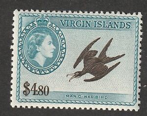 Virgin Island 1956 $4.80 S.G.161 mint hinged