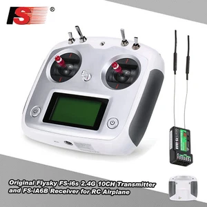 Flysky 10CH RC Helicopter Airplane AFHDS Transmitter w/FS-iA6B 6CH Receiver Q8A1 - Picture 1 of 13