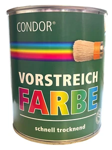 Vorstreichfarbe 750ml weiß Innen Außen Holz Metall Grundierung Condor - Bild 1 von 1