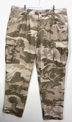 Cabelas Pants Mens 44x34 TALL Camo Cargo Microtex Classic Quick Dry Lightweight - Image 1 of 4