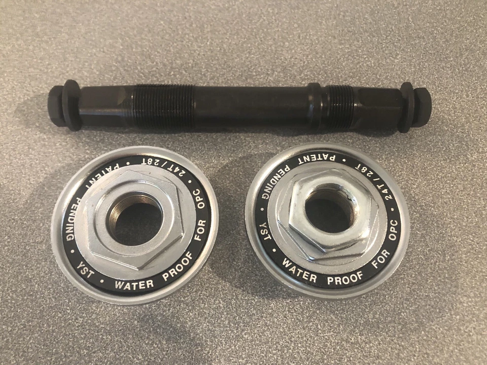 OLD SCHOOL BMX NEW YST AMERICAN BOTTOM BRACKET 122mm SPINDLE Square taper crank - Image 1 of 1