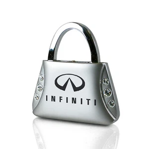for Infiniti Logo Clear Crystals Purse Shape Key Chain Key-ring Keychain - Bild 1 von 3