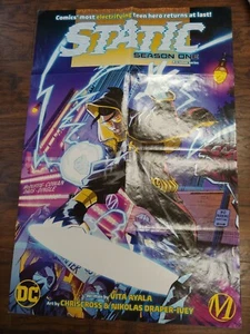 2021 Promo Poster STATIC SEASON ONE 🔥 36" x 24" DC Comics Milestone HTF - Picture 1 of 4