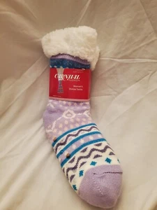 Brand New Carnival Fashion Womens Sherpa Socks Size 9-11 - Picture 1 of 2