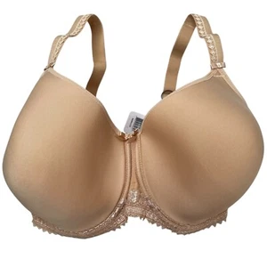 Fantasie Womens Rebecca Molded Cups Underwire Lace Nude Bra Size 32K - Picture 1 of 9
