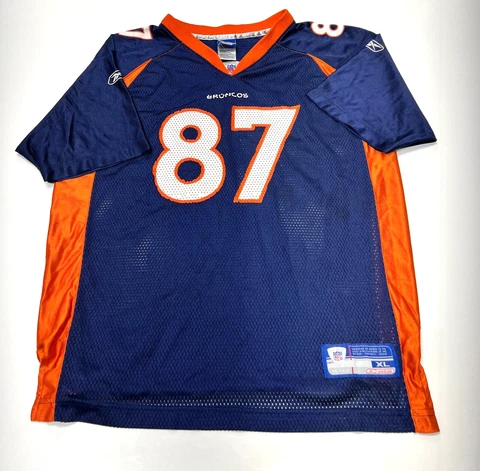 Reebok NFL Denver Broncos Jersey #87 McCaffrey Women's XL Cover