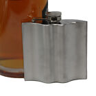Rippled Pattern 6oz Stainless Steel Flask