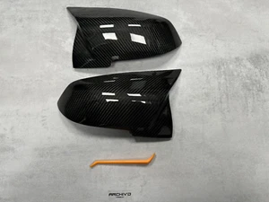 Real Carbon Fibre Mirror Caps BMW M140I M240I 340I 440I M Performance - Picture 1 of 5