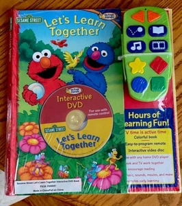 Sesame Street LET’S LEARN TOGETHER Interactive DVD Book New SEALED!! RARE! OOP - Picture 1 of 2