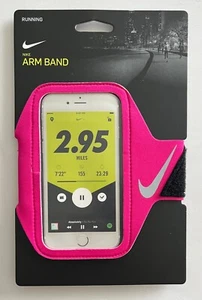 Bracelet Nike Lean Arm - Rose - Neuf avec emballage d'usine - Petit retrait près du logo Nike - Photo 1 sur 5