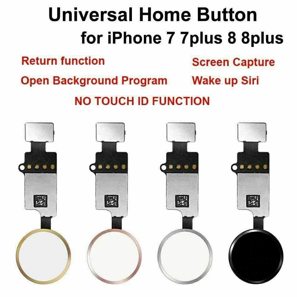 iPhone 7/7Plus/8/8Plus 3rd JC Home Button YF Universal Home Button Flex Cable  - Image 1 of 4