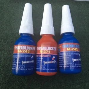 10 ml - 3er Pack Gewindesicherung blau/rot M243 H271 M242 Verschlussfest Gewindesicherung - Bild 1 von 3