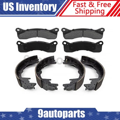 Kit de zapatas de freno delanteras traseras 2X para Ford F-250 1973 1974 Foto 1 de 4