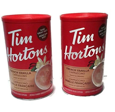 Tim Hortons French Vanilla Cappuccino, (2pk), 454g/16oz., Tins, - Image 1 of 4