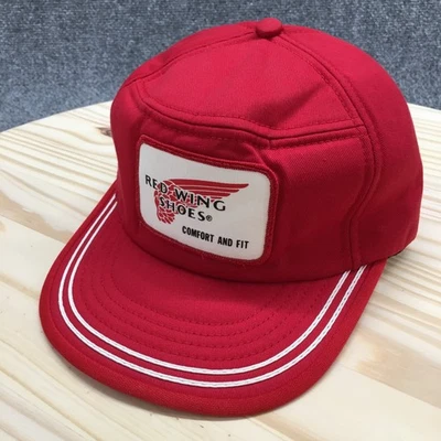 Zapatos Red Wing 5 Paneles Gorra Unisex Rojo Medio Ajustable Snapback Ala Plana Foto 1 de 4