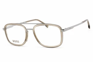 HUGO BOSS 1255 WIJ Eyeglasses Ruthenium Brown Frame 54mm - Picture 1 of 4