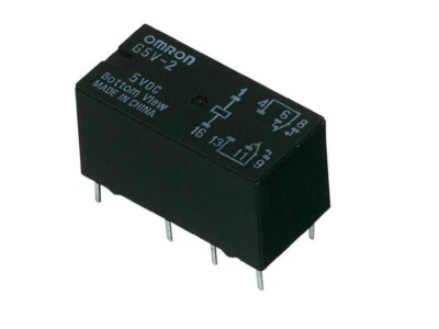Relè relay OMRON 5V 2A DPDT 2 SCAMBI G5V2-5DC