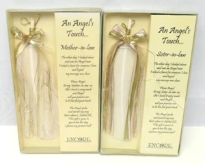 Zugabe An Angels Touch Gedicht MUTTER & SCHWÄGERIN Feder Ornament Geschenk - Bild 1 von 5