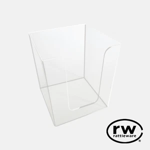Soporte Tapa Sonajero, Acrílico, 4.25"x4.25"x5", 05286 - Imagen 1 de 5