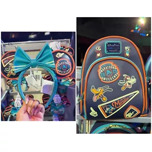 2025 Disney WDW Marathon Weekend Run Disney Loungefly Small Bag & Ears - Picture 1 of 6
