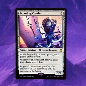Scrawling Crawler FDN 0132 Artefakt Kreatur MTG Phyrexian Construct MTG R - Bild 1 von 2