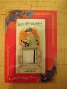 2010 Topps Allen and Ginter Mini Framed Relics Josh Johnson #AGR-JJ White Jersey - Picture 1 of 2