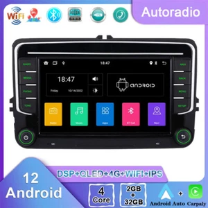 Autoradio CarPlay für VW Passat Golf DAB+ DSP Video GPS Sat Navigator +WiFi BT - Bild 1 von 13