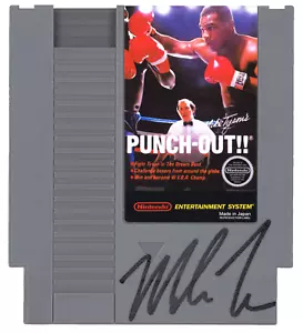 Mike Tyson Signed Replica NES Nintendo Punch Out Game Cartridge BAS - Picture 1 of 3