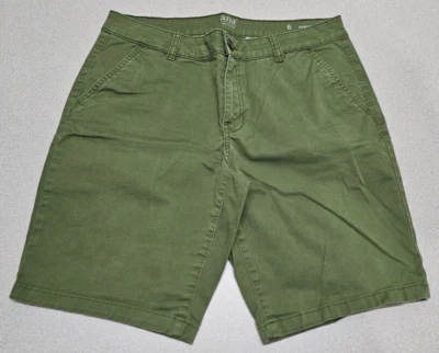 Bermudas informales chinas verdes elásticas ANA para mujer talla 6 (32x9) Foto 1 de 4