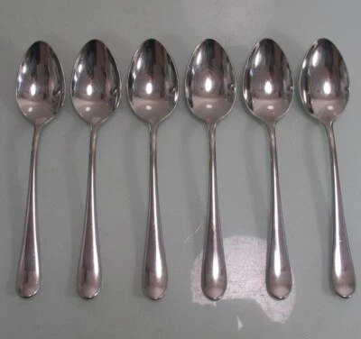 WMF 6 Löffel Menülöffel Cromargan Edelstahl Merit ? - Image 1 of 2