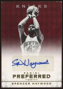 2011-12 Panini Preferred Signatures Red Spencer Haywood #88 Knicks Auto /74 - Picture 1 of 3