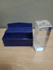 3D MAG-39 HELICOPTERS Marines Pendleton GLASS PAPERWEIGHT Laser Etched Crystal - Picture 1 of 9