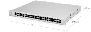 Ubiquiti UniFi Switch Pro 48 Port PoE 10GB (USW-48-500W Gen1) - Bild 1 von 3