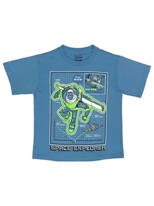 Disney Toy Story Boys Blue Short Sleeve Buzz Lightyear T-Shirt Tee Shirt S (5-6) - Picture 1 of 1