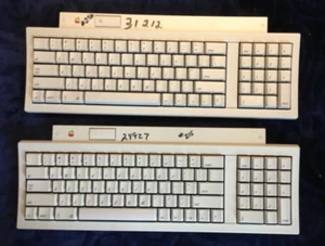 Lot of (2) Vintage Apple Computer Keyboard II M0487 Keyboards -GV5 - Picture 1 of 20