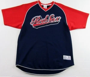 True Fan BOSTON RED SOX Embroidered Logo MLB Baseball Jersey Size L - Picture 1 of 9