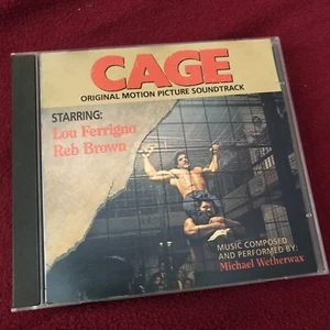 Cage (1989) soundtrack CD. Michael Wetherwax. AJK music. Made in USA - Picture 1 of 3