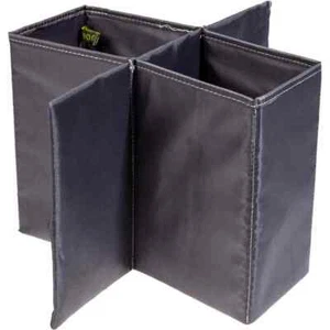 Meori Aufbewahrungsbox Klappbox Ordnungssystem Flascheneinsatz grau Wein Bier - Bild 1 von 1