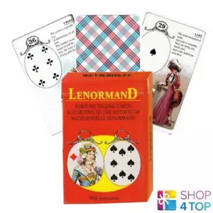 Mlle Lenormand CM 36 Cartes Deck Esotérique Prédiction AGM Neuf - Foto 1 di 8