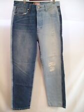 Revice Straight Leg Button Fly Distressed  Women's Jeans Size 29 (26 Inseam)