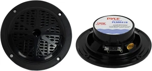 4" Dual Marine Speakers - Waterproof Outdoor Stereo Sound System - PLMR41B - Picture 1 of 12