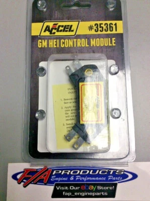 GM HEI 4 Pin High Performance Ignition Control Module Accel 35361 SBC Chevy - Image 1 of 3
