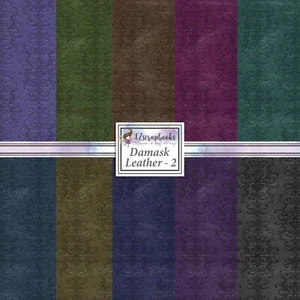 DAMASK LEATHER 2 - Paper Pack - Picture 1 of 3