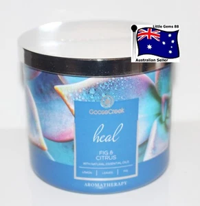 GOOSE CREEK CANDLES Heal Fig and Citrus 3 WICKS 14.5oz MEDIUM GLASS JAR - Picture 1 of 1