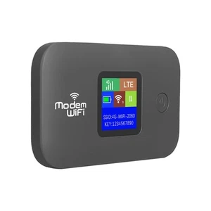 Routeur Wifi 4G Modem Sans Fil Portable 3000mAh ABS Gris Fer U5L95525 - Photo 1/7