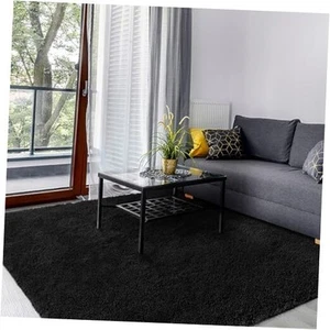 Area Rug for Bedroom Living Room, 6x9 ft Large Solid Soft Fluffy Carpet, - Picture 1 of 7