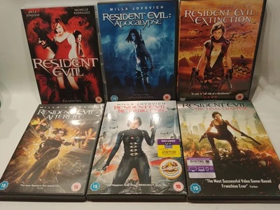 Resident Evil 1-6 DVD Collection 2002-2017 - Image 1 of 4
