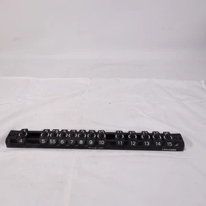 Snap On Post Lock A Socket Magnetic 1/4 Inch 13 pc Socket Holder #LAS14MBK - Bild 1 von 5