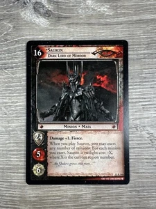 LOTR TCG Bloodlines Sauron Dark Lord of Mordor 13R140 - Picture 1 of 5