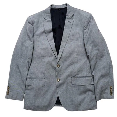 J.Crew Blazer Jacket Mens Size 38S Ludlow Sports Coat Cotton Constructured Gray - Изображение 1 из 4